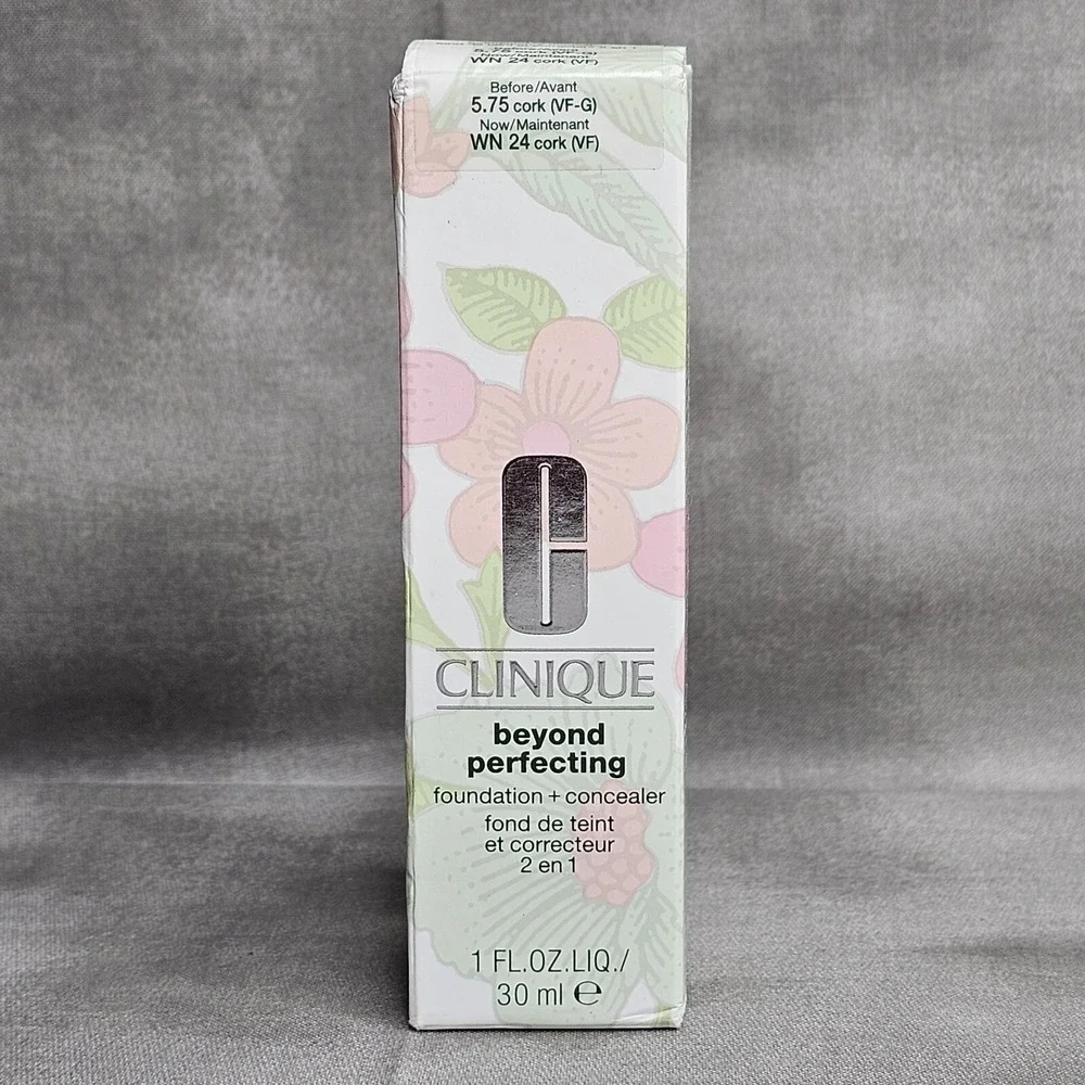 CLINIQUE Beyond Perfecting Foundation + Concealer #WN24‎ Cork - 1 oz NEW IN BOX
